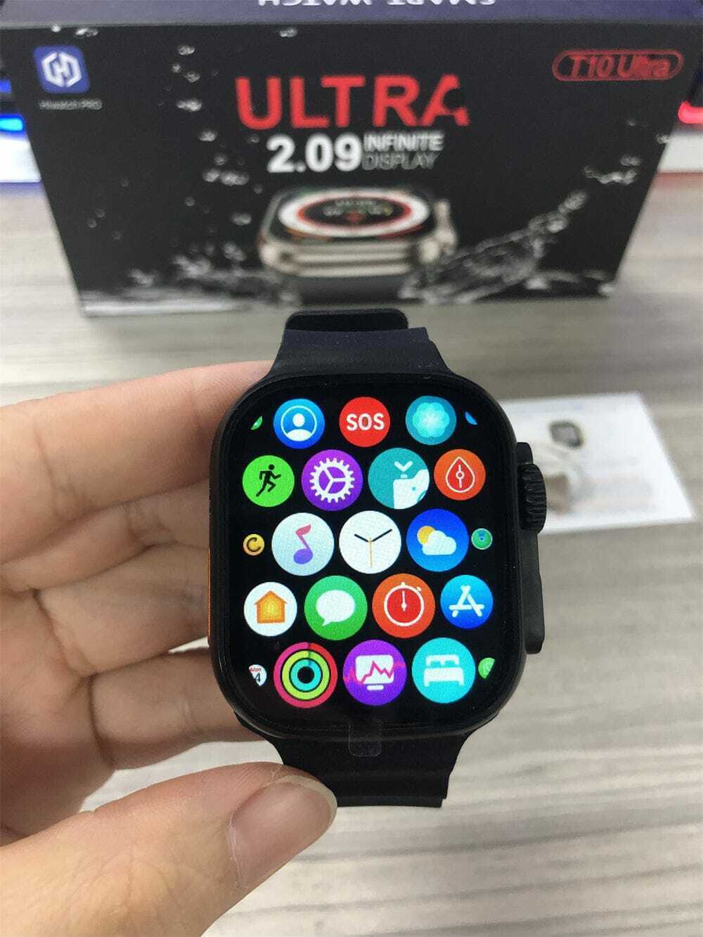 SMART WATCH T10 ULTRA + AIRDOTS 3 AZUL